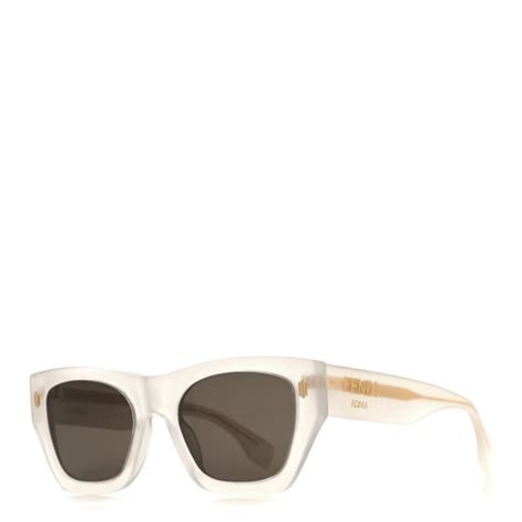 FENDI Acetate Fendi Roma Square Sunglasses FE40100I.